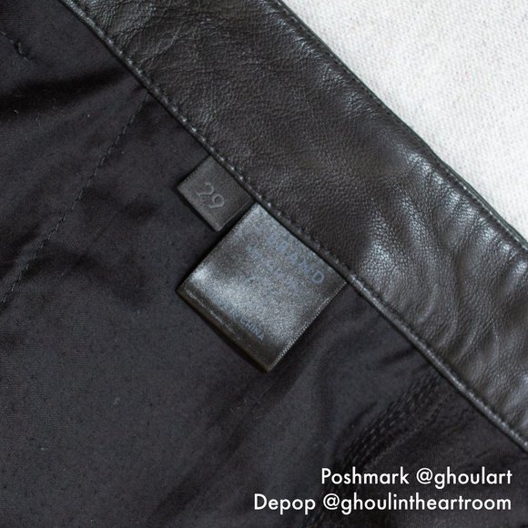 J Brand Lamb Leather Shorts - Picture 4 of 6